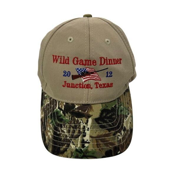 Unique! OTTO Embroidery 2012 Camo wild game dinner Texas hat America usa - Picture 5 of 10